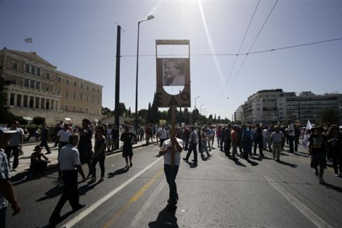 Συλλαλητήρια «υποδοχής» της Μέρκελ σε Σύνταγμα και Ομόνοια