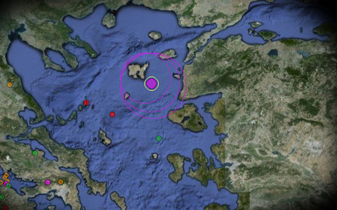 Νέος σεισμός 4,8R στη Λήμνο