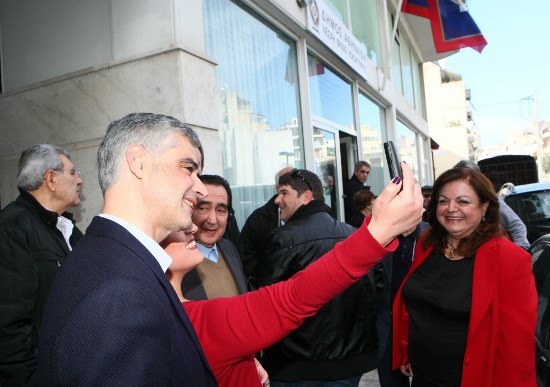 “Selfie” με τον Άρη Σπηλιωτόπουλο